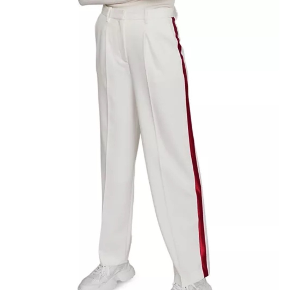 Maje Paz Pleated Side Stripe Pants
In Ecru